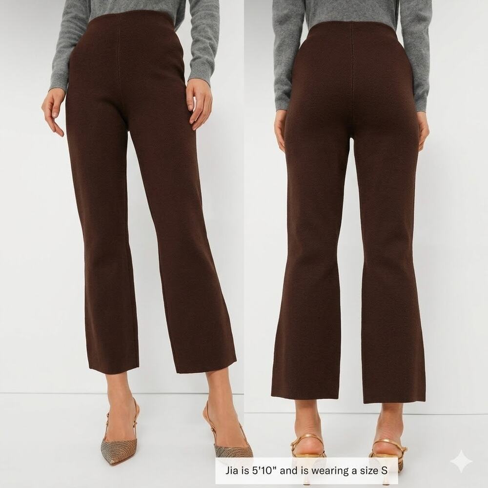 TUCKERNUCK Brown Compression Knit Ashford Pants Size S NWT
